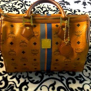Cognac MCM handbag